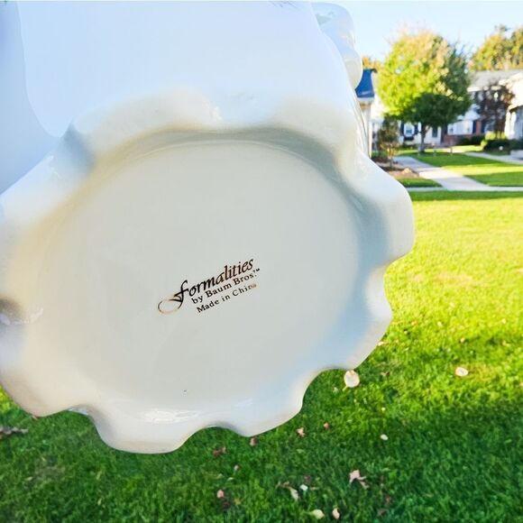 New VTG Formalities By Baum Bros Victorian Rose Detail Classic Ceramic Pitcher. - Picture 11 of 15